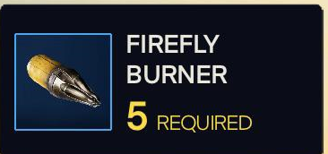 Firefly Burner tile